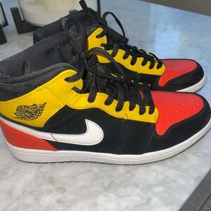 Air Jordan Orange Black